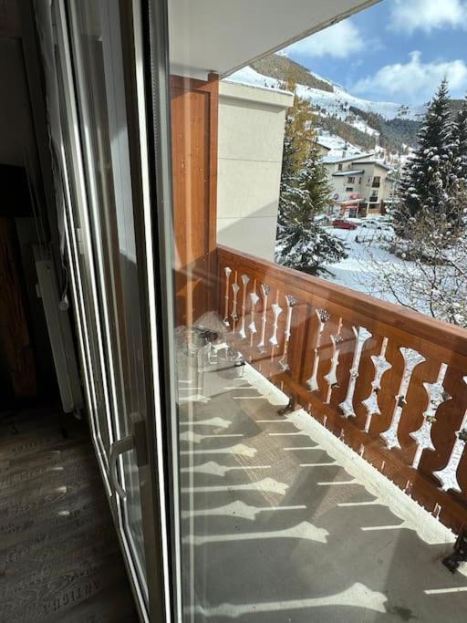 レ・デュー・アルプAu Myosotis, Cosy Au Pied Des Pistes Avec Vue Et Coeur De Stationアパートメント エクステリア 写真